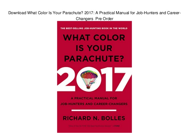 What Color Is Your Parachute Pdf Free Download